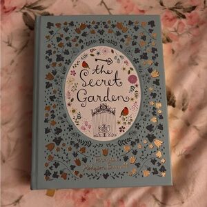 The Secret Garden Decorative Book by Frances Hodgson Burnett - Blue and Gold